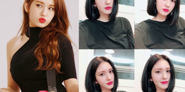 จอนโซมี ไอดอลเกิร์ลกรุ๊ปเกาหลีสุดฮอต I.O.I ตัดผมสั้น ทำสีใหม่ สวยน่ารักใจละลาย