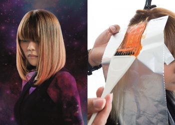 เทคนิคการสร้างประกายสีผมโดดเด่น แม้บนพื้นผมเอิร์ธโทนก็ยัง Cool แบบ Galaxy Style