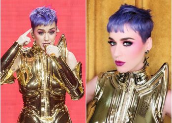 เคที่ เพอร์รี่ เซอร์ไพรส์แฟนคลับเปลี่ยนสีผมม่วงตะลุยยุโรป