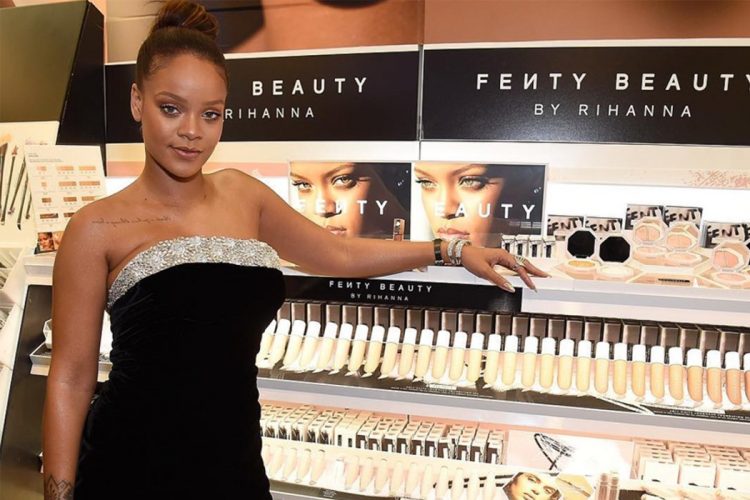 rihanna gold highlighter
