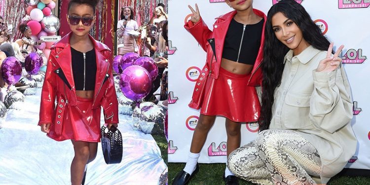 ลูกสาวคิม คาร์เดเชียน ตามรอยแฟชั่นคุณแม่ ด้วยการเดินแบบครั้งแรกในวัย 5 ขวบ