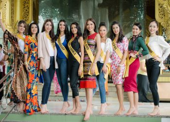 ผู้เข้าประกวด “มิสแกรนด์ อินเตอร์เนชั่นแนล 2018” ทัวร์ย่างกุ้ง เมียนมาร์