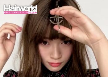 แบบนี้ก็ได้..เหรอ  เซตผมหน้าม้าเป๊ะด้วยที่ดัดขนตา?