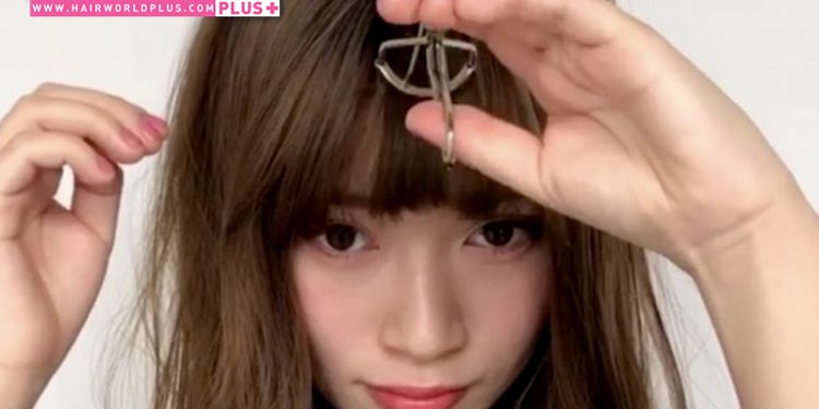 แบบนี้ก็ได้..เหรอ เซตผมหน้าม้าเป๊ะด้วยที่ดัดขนตา?