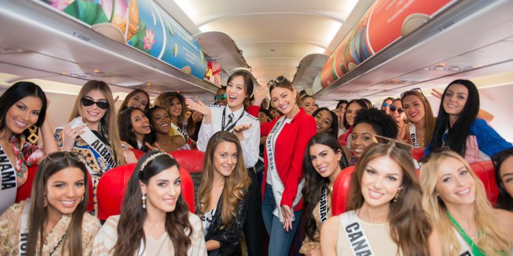 กัปตันน้อด ชนันภรณ์  มิสไทยแลนด์ยูนิเวิร์ส 2005  บินพาเหล่าสาวงามมิสยูนิเวิร์ส 2018 เก็บตัวกระบี่