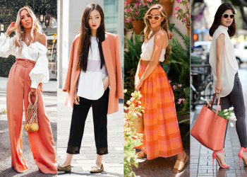 มิกซ์แอนด์แมทช์แฟชั่นโทนสีส้มปะการัง ตามเทรนด์ Pantone 2019