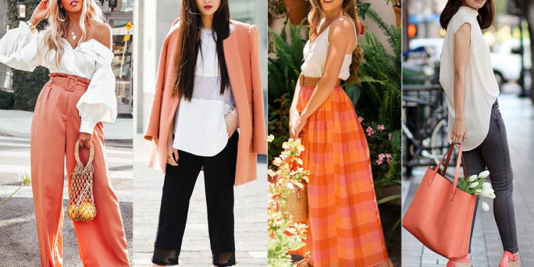 มิกซ์แอนด์แมทช์แฟชั่นโทนสีส้มปะการัง ตามเทรนด์ Pantone 2019