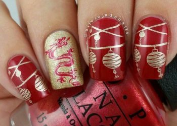 ไอเดียเพ้นท์เล็บโทนสีแดงเสริมมงคล ต้อนรับตรุษจีน