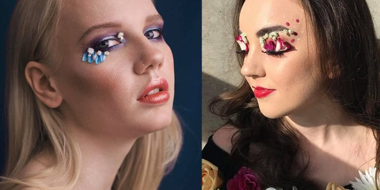 สวยแฟนซี Flower Make Up ศิลปะแต่งตาสุดละมุน