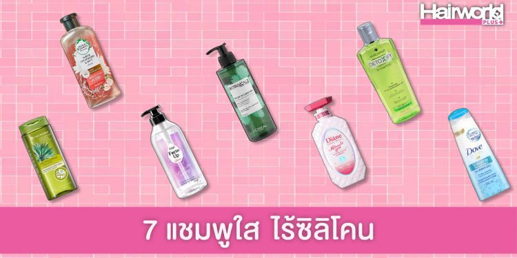 แนะนำ 8 แชมพูใสไร้ซิลิโคน สระสะอาดเบาสบาย ช่วยลดผมขาดหลุดร่วง
