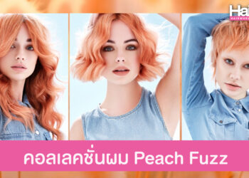 คอลเลคชั่นผม Peach Fuzz ต้อนรับสีแห่งตาม Pantone 2024