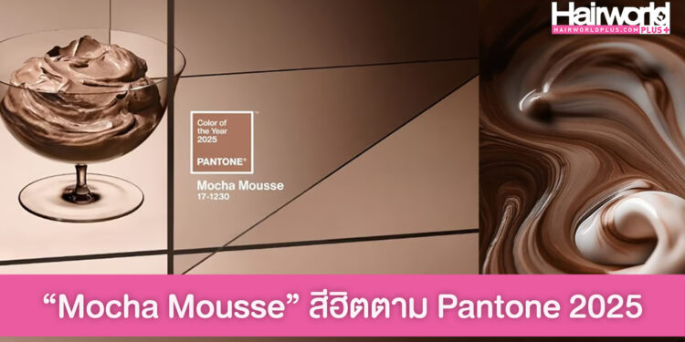 ประกาศแล้ว! Pantone 2025 “Mocha Mousse” สีน้ำตาลอ่อนละมุน เรียบหรูดูดี